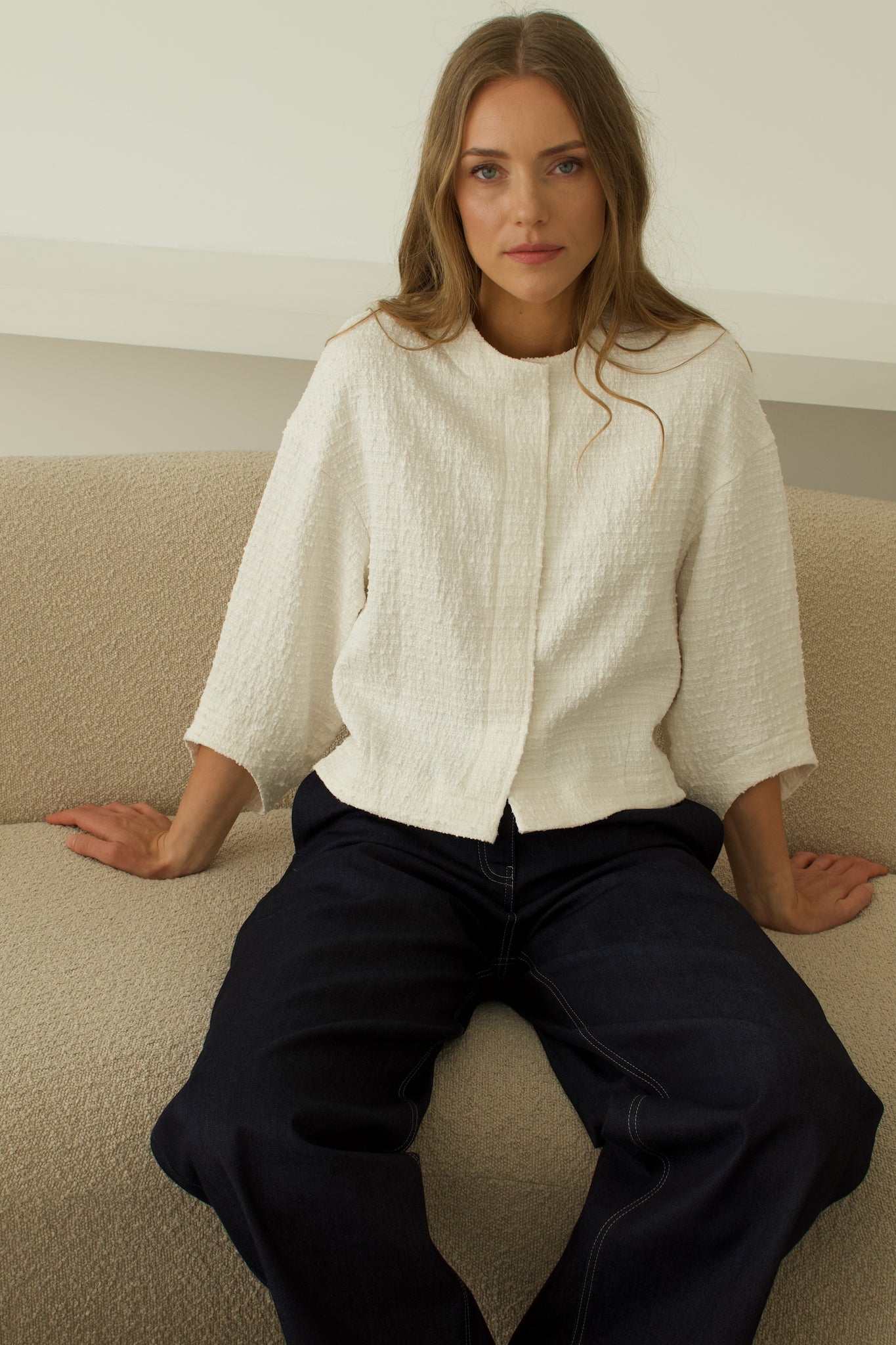 TWEED FABRIC JACKET | BAGOTA